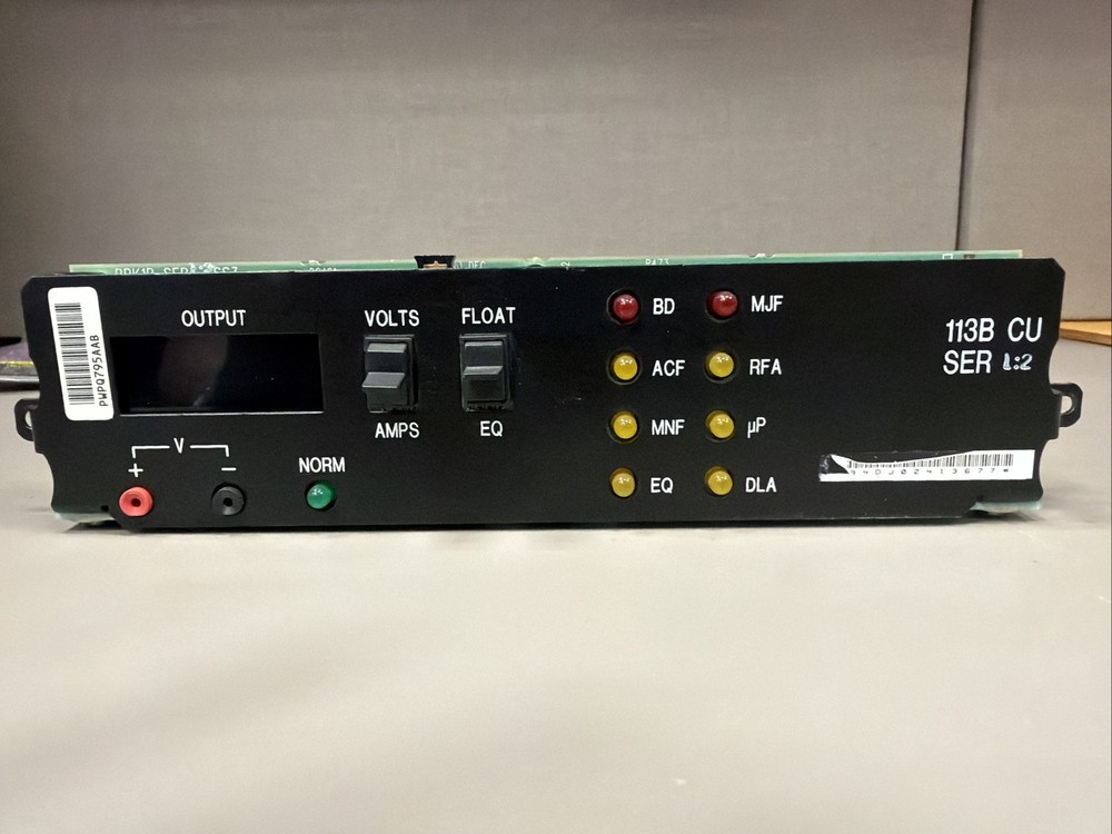 Lucent AT&T Lineage 2000 113B CU Battery Plant Controller Display Telecom