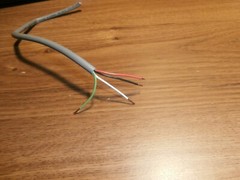 17 FT 4 Conductor 22awg Unshielded Cable Wire CM/CL2 ,NOS