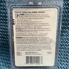 Vintage Buchanan Copper Crimp Splice Caps 2006SC (open Pack) Qty 60 Pcs