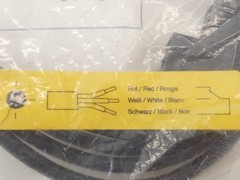 Brad Harrison Woodhead 1002130 Cordset Connector Cable 300V – NEW Surplus!