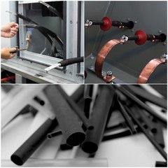Heat Shrink Tubing 4:1 Ratio 1/2 Inch Dia 40ft Adhesive Lined Dual Wall, Black