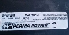Perma Power Transient Voltage Surge Suppressor 120 Volts 330 Peak JT06B0B20X