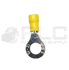 NEW LOT OF 72 12-10AWG CABLE CONNECTORS 1210Y PRE-INSULATED RING TERMINALS 5.5-8