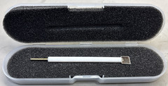 1Pc Purity 99.99% Pt Platinum Electrode Platinum Plate Electrode PTFE Rod 6x80mm