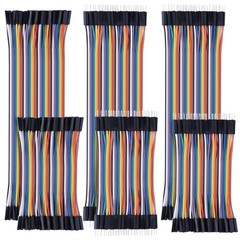 10cm+20cm 240pcs Breadboard Jumper Wires Cable Kit, Male to Female, Female to…