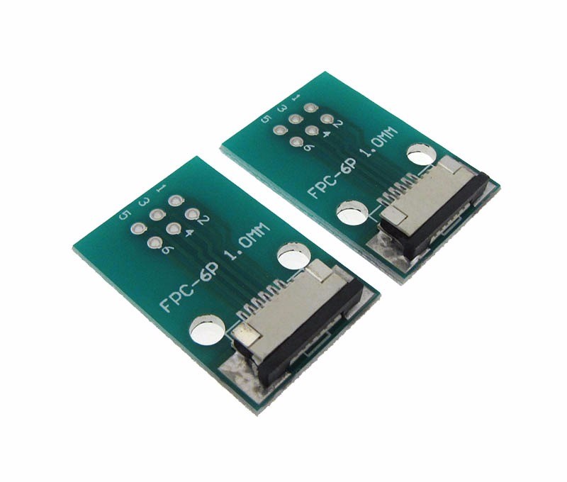 10P 10 Pins FPC to DIP Breakout Board 1.0mm pitch – Pack of 2