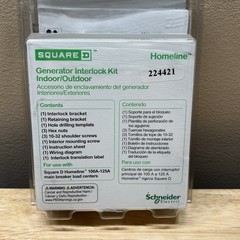 Square D 1-in Generator interlock kit – HOMCRBGK1C