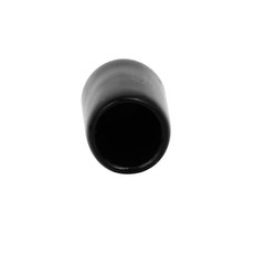 6.5mm Inner Dia Rubber Hose End Cap Screw Thread Protector Cover Black 100pcs