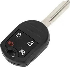 Replacement Key Fob Shell Case for Ford Edge & Explorer 2011-2015, 4-Button CWTW