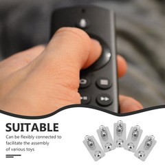 10 Pcs Battery Spring Negative to Positive Contact Plate Nickle Plated