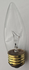 FEIT ELECTRIC 60ETC-130 60W Chandelier 130V Clear Standard base