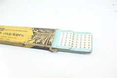 Vintage Brady Self Sticking Perma-Code Wire Markers On Dispenser Cards