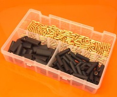 Lucas Style Brass Bullet Connector Single Double 4.7mm Connectors – 325 Pieces