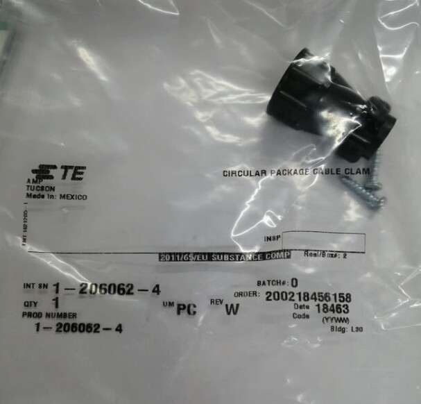 10PCS NEW FIT FOR Connector Shell Sheath 1-206062-4