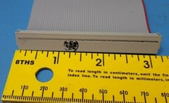 (2 PCS) 6″ FLAT RIBBON CABLE, 60 CONDUCTOR, 28AWG, LL31941 CSA AWM, W/CONNECTOR