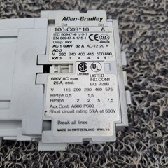Allen-Bradley 100-C09*10 Series A Contactor (110-120V Coil)