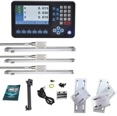 Ditron 3pcs DRO 1um Magnetic Scale 3 Axis Digital Readout Mill Milling Machine
