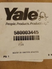 YALE OEM Upright Pin Mast for Forklift Part 580003445 Made in United States USA