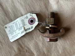 BURNDY GBM29 CONDUCTOR RANGE OF 2/0 SOLID THRU 250 GROUND CONNECTOR FOR COPPER C
