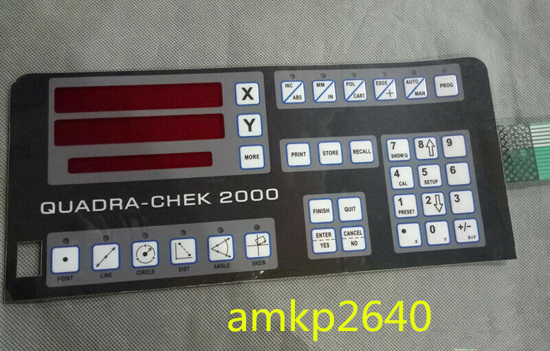 For Quadra Chek Check 2000 XY Digital Readout membrane keypad #am3