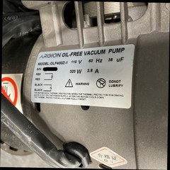 ARGION OLF400Z-1 Oil-Free Vacuum Pump 110V 60Hz 38uF 320W 2.8A, No Box*