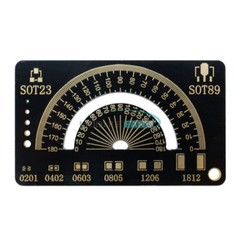 PCB Ruler Measuring Tool Resistor Capacitor 4CM Multifunctional Measure Meter