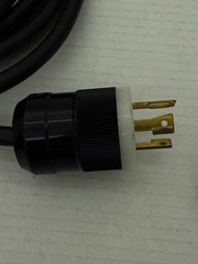 NEMA L6-30P -L6-30R WCG 3-00073-01 (Rev C) 30A 250V 12AWG – 12ft ~4m SJT Cable