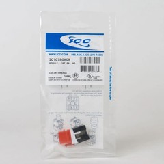 ICC CAT6A RJ45 Keystone Jack for HD Style (ic1078gaor)