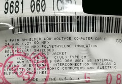 Belden 9681 24/4P Shielded Twist Pair Low-Cap Computer/Instrumentation Cable