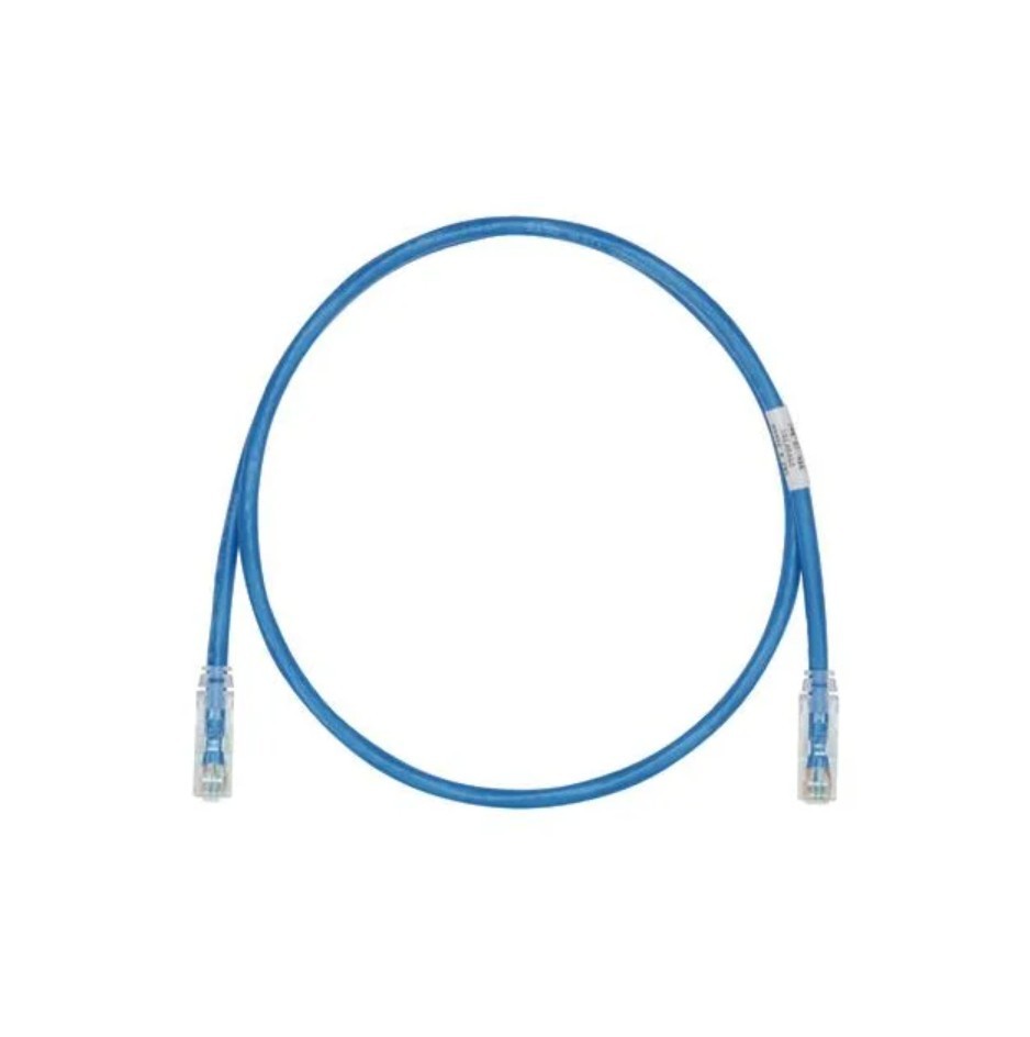 Lot 50 Panduit UTPSP12BUY TX6 Plus Cat6 UTP 12ft Blue Patch Cord New