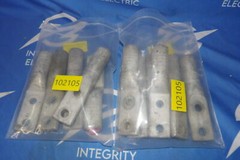Lot of 11 New Burndy YA34A3 500 Kcmil 2 Hole Lug Connectors