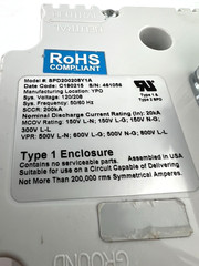 Eaton SPD120208Y2A Surge Protector 120/208V 50/60Hz SCCR: 200kA SPD Series