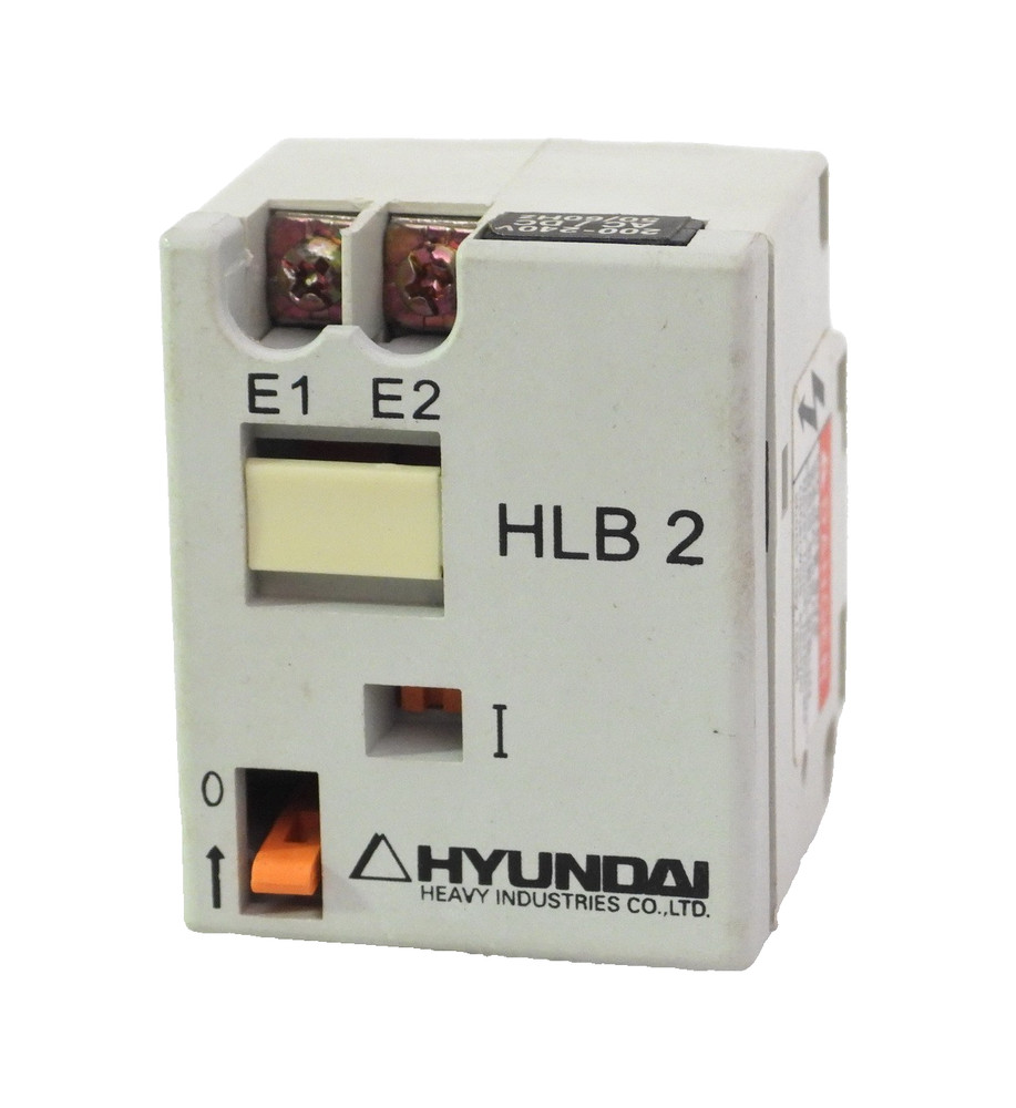 NOS HYUNDAI HLB2 INDUSTRIAL ELECTRIC SYSTEMS LATCHING BLOCK 25VA 30W 1200CYCLE/H