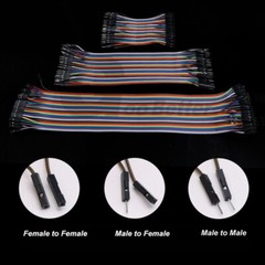 40 Dupont Jump Wire M-F M-M F-F Jumper Breadboard Cable Wire Lead For HOBBY