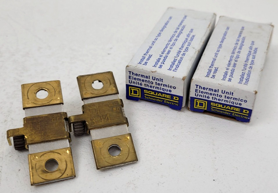 (Lot of 2) B14 Square D Overload Relay Thermal Unit – Next Day Option