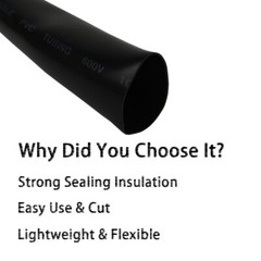 Lightweight & Soft PVC Cable Sleeve Tube Insulation Wire Core Management Protect