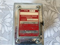 appleton electric explosive proof switch EFS 50601 metal box industrial decor