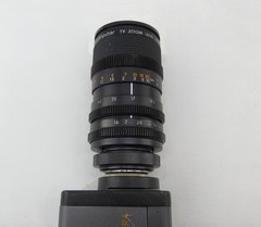 Hitachi VK-C350 Color Video Camera 12VDC Computar 12.5-75mm 1:1.6 Zoom Lens