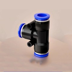 T Piece Adapter Pneumatic Push In Fittings Tee Connector Equal/Reducing Air Hose