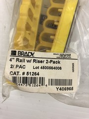 Brady EZ Panel LOC 51264 4″ Raised Lock Rail 480/600V Breaker Block (Pack of 2)