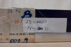 BRADY PORTA-PACK WIRE MARKER WM-K “K” ~ 44-33 / 44-20 REFILL CARDS PACK OF 31
