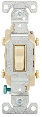 Arrow Hart CS220V, 120/277 VAC, 20 A, Ivory, 2-Pole, AC Toggle Switch, 1pc