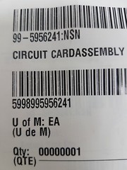 5998-99-595-6241 Circuit Card Assembly