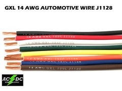 14 AWG WIRE AUTO SAE J 1128 CAR, TRUCK, HOBBY GXL WIRE W/ LEGEND PRINT