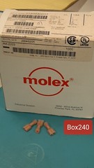 1000 Molex NYLON Insulated FEMALE Connector 22-18 Wire .187 x .032 – 0190030017