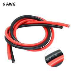 2 Meter Silicon Wire 8 10 12 14 16 18 20 22AWG Heatproof Soft Silicone Silica Ge