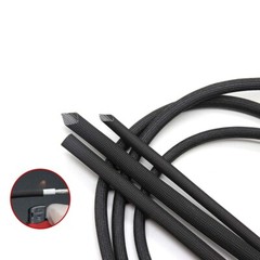 600°C Black HIGH TEMP Fiberglass Sleeving Wire Cable Insulation Tube 1 ~30mm Dia