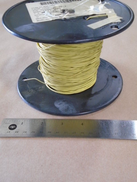 ( 440 FT ) M22759/35-24-4 Yellow SPC Cable Wire 24Awg 19 Strand / 36Awg 600V