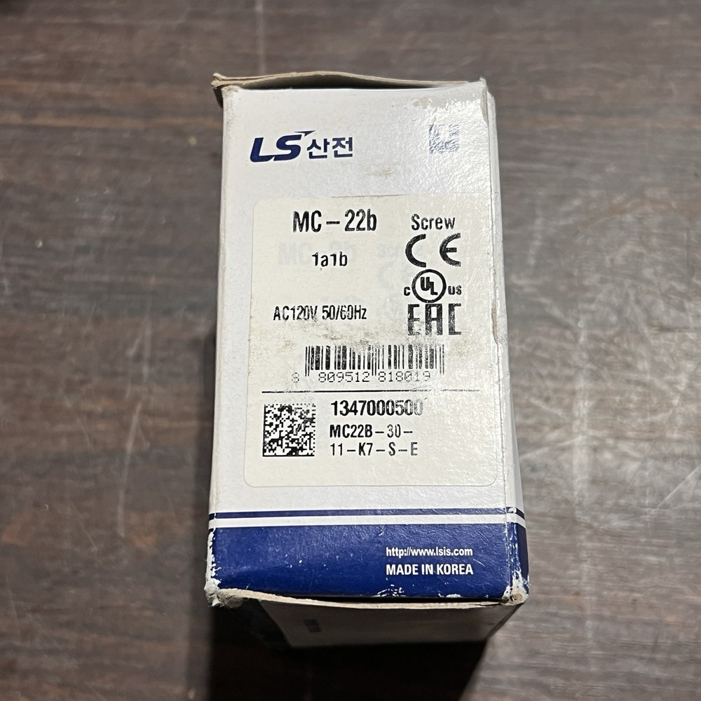 LS Electric MC-22b-1a1b Contactor 22A 24VDC Coil