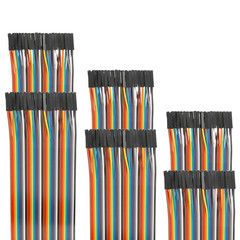 120Pcs 30Cm Dupont Wire Female to Female Breadboard Jumper Wires 11.8 Inch 1Pin-